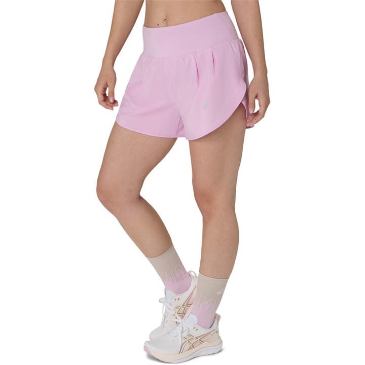 Asics Women's Purple Road 3.5 In Running Shorts in Size 14, Sports Direct