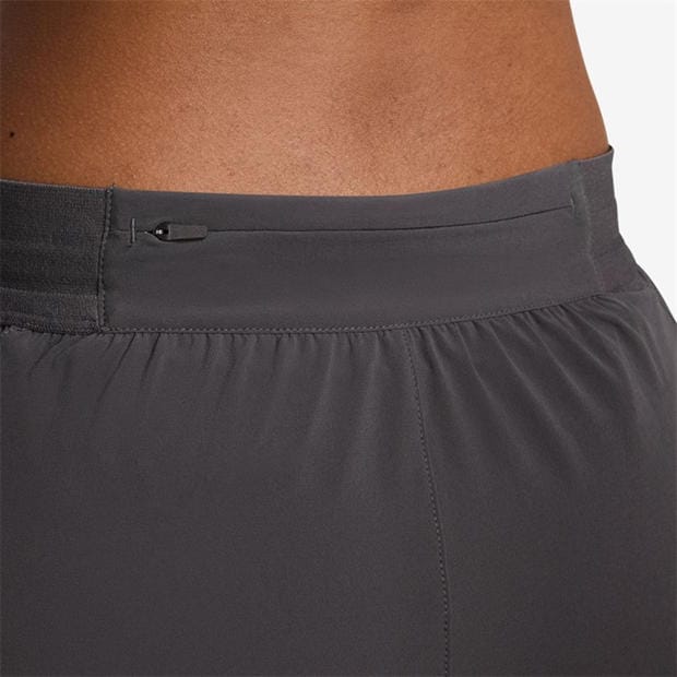 Thunder Grey - Nike - Dri-FIT Swift Womens Mid-Rise 3 2-in-1 Shorts