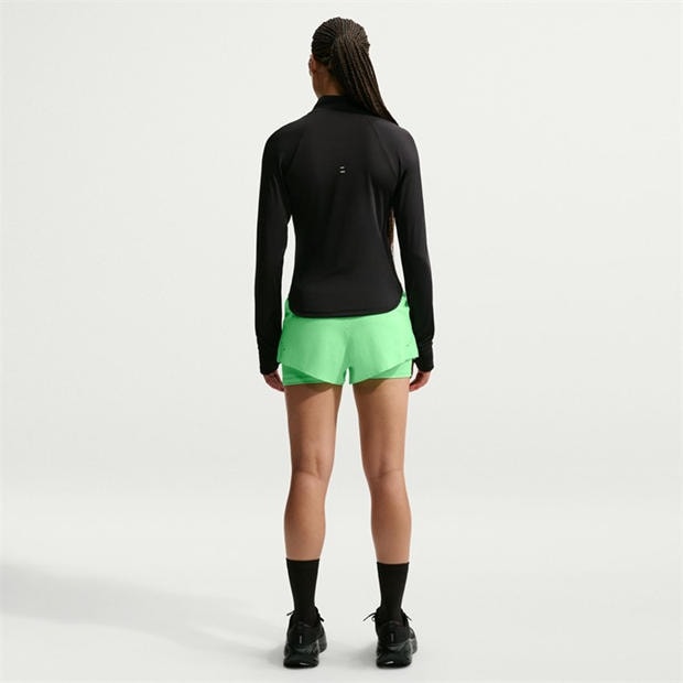 Illusion Green - Nike - Dri-FIT Swift Womens Mid-Rise 3 2-in-1 Shorts