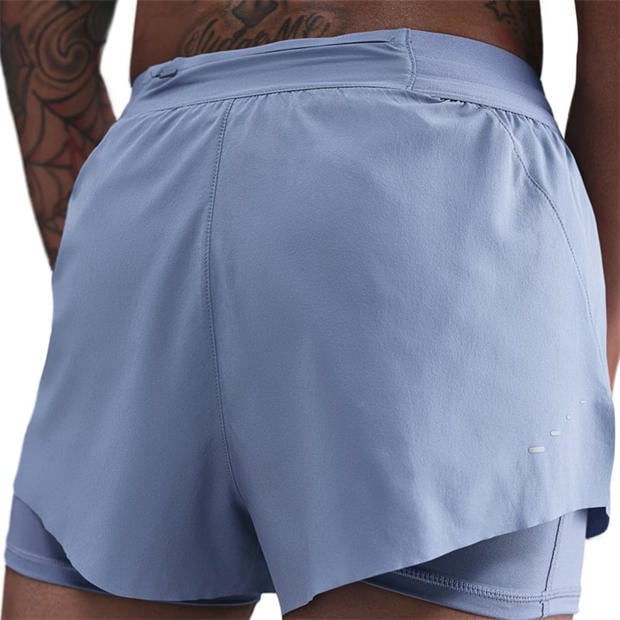 Световен индиго - Nike - Dri-FIT Swift Womens Mid-Rise 3 2-in-1 Shorts