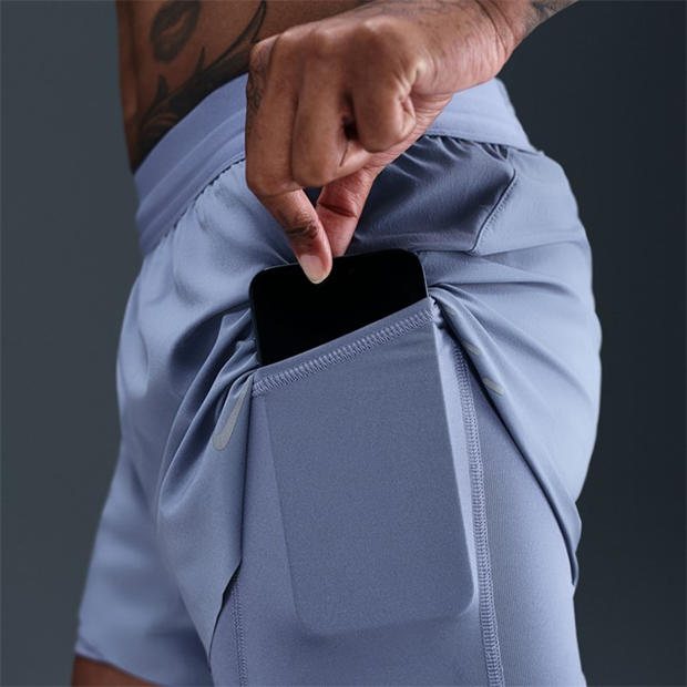 Световен индиго - Nike - Dri-FIT Swift Womens Mid-Rise 3 2-in-1 Shorts