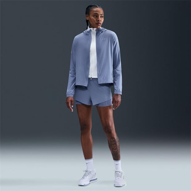 Световен индиго - Nike - Dri-FIT Swift Womens Mid-Rise 3 2-in-1 Shorts