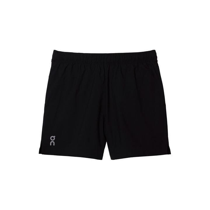 On Men's Black 5In Core Running Shorts in Size L, Sports Direct