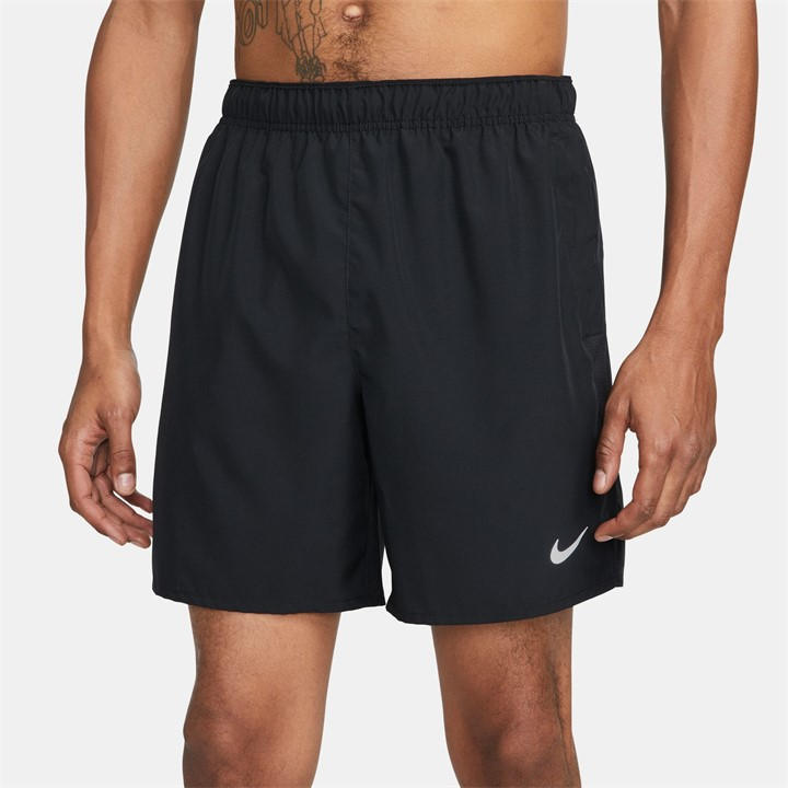 Nike Men's Black Dri-Fit Challenger 7 Unlined Versatile Shorts Medium