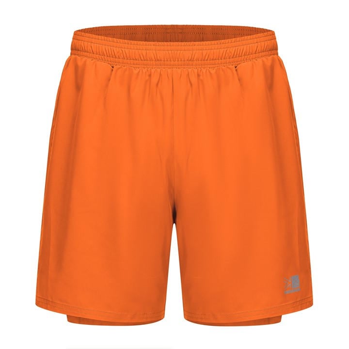 Karrimor Men's Orange 2 In 1 Running Shorts in Size M, Sports Direct