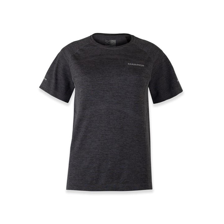 Karrimor Women's Black Xlite Seamless Running T-Shirt in Size 10, Sports Direct