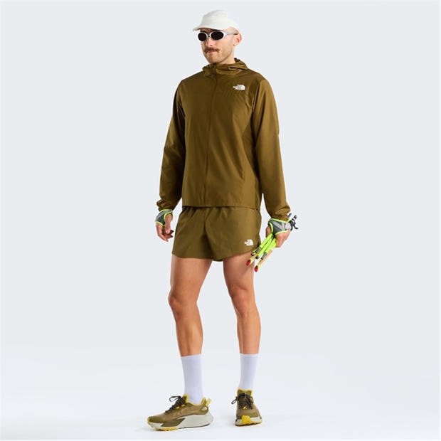 Caraway Seed - The North Face - Men's Windproof Packway Full-Zip Hooded Reflective Running Jacket