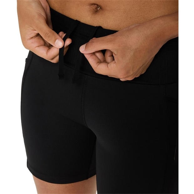 Perf Black - Asics - Fujitrail Elite Sprinter Compression Short Womens