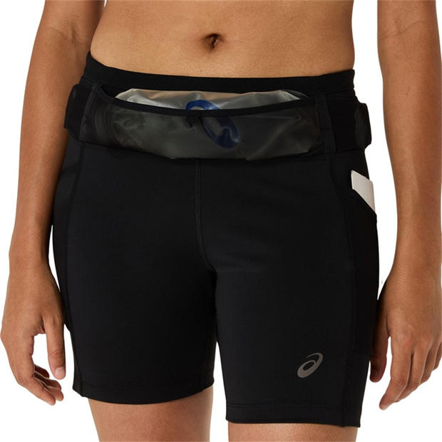 Perf Black - Asics - Fujitrail Elite Sprinter Compression Short Womens