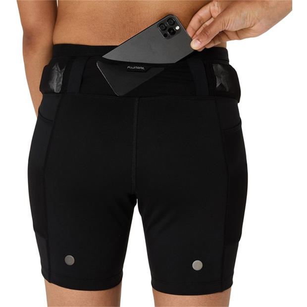 Perf Black - Asics - Fujitrail Elite Sprinter Compression Short Womens