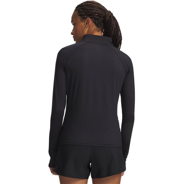 Ultimate Black - Under Armour - Women's Velociti Half Zip Long Sleeve Running Top