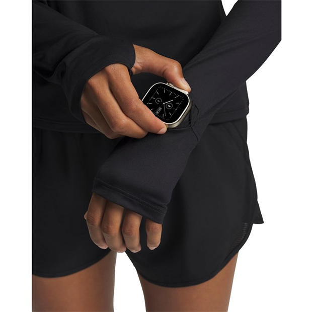 Ultimate Black - Under Armour - Women's Velociti Half Zip Long Sleeve Running Top