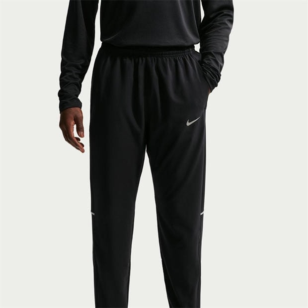 Black/Reflect - Nike - Men's Miler Woven Performance Tracksuit Bottoms
