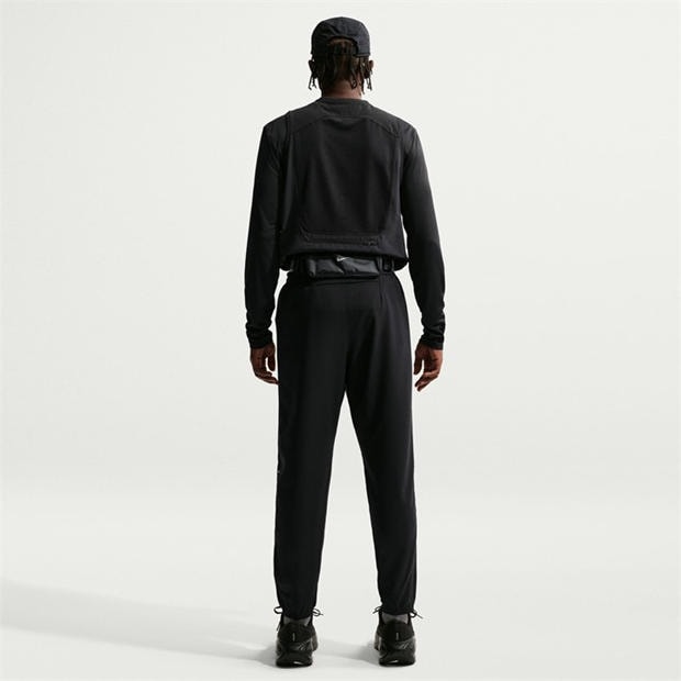 Black/Reflect - Nike - Men's Miler Woven Performance Tracksuit Bottoms