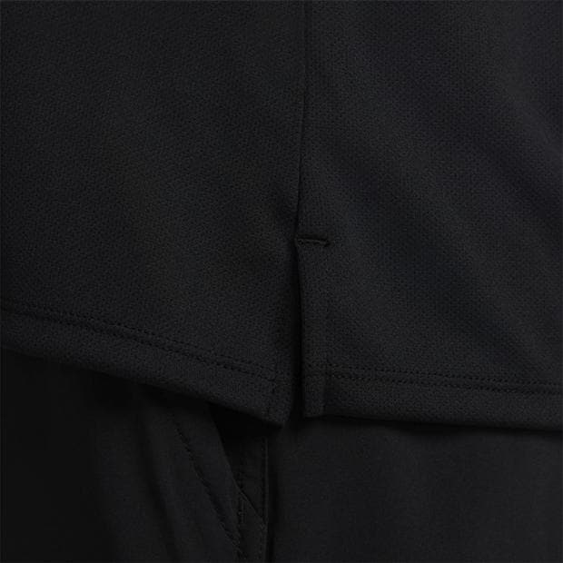 Черно - Nike - Miler Men's Dri-FIT UV Long-Sleeve Running Top