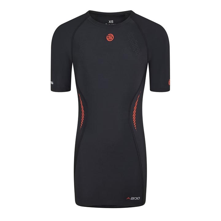 Skins Men's Black A200 Long Performance Tights in Size XS, Sports Direct