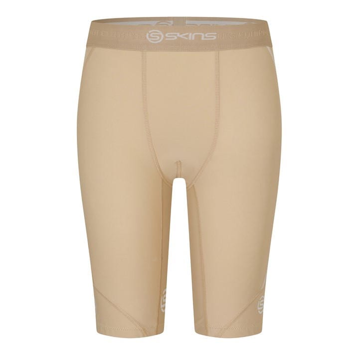 Skins Men's Cream A200 Half Tights in Size XS, Sports Direct