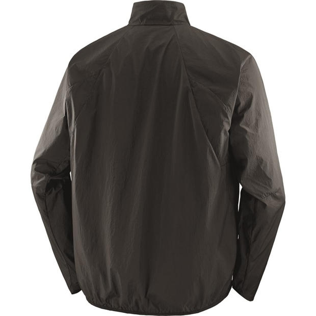 Black - Salomon - SHAKEout Fly Running Jacket Mens