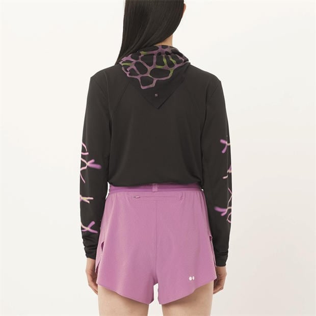 Black - Salomon - SHAKEout Core Graphic LS Running Tee Womens