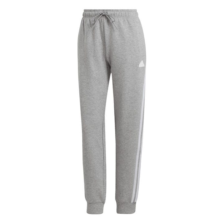 Adidas Women's Grey Future Icons 3-Stripe Tracksuit Bottoms in Size M, Sports Direct