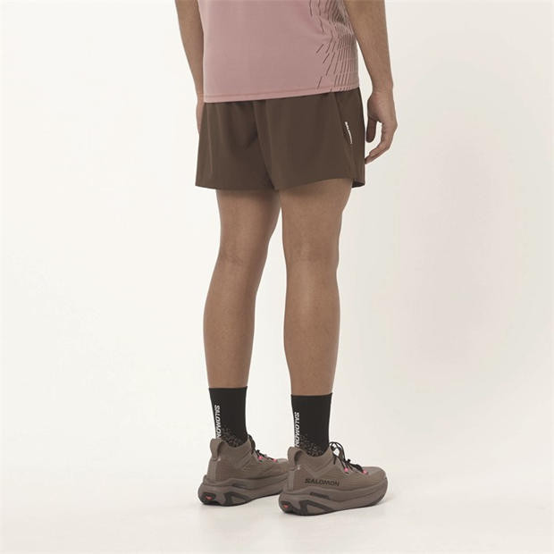 Coffee - Salomon - SHAKEout Core 5 Running Shorts Mens