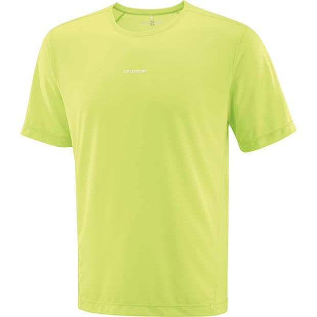 Lime - Salomon - SHAKEout Core SS Running Tee Mens