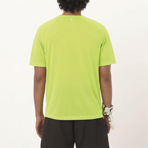 Lime - Salomon - SHAKEout Core SS Running Tee Mens