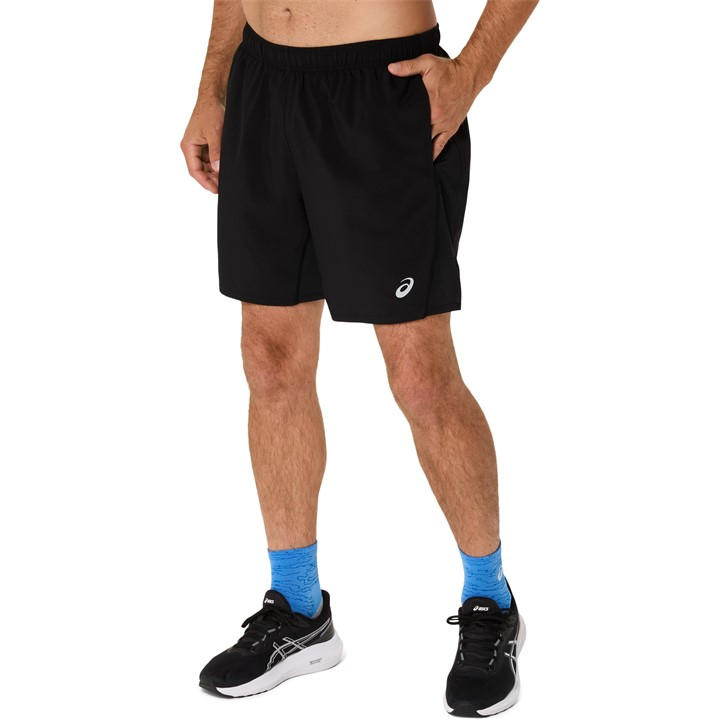 Asics Men's Black Core 7In Short Running in Size XL, Sports Direct