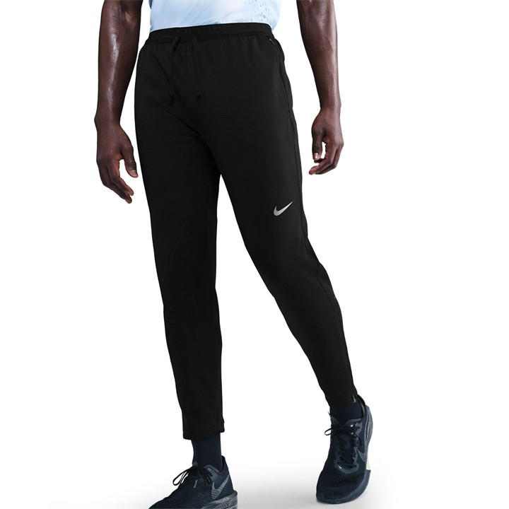 Nike Men's Black Stride Knit Performance Tracksuit Bottoms in Size L, Sports Direct