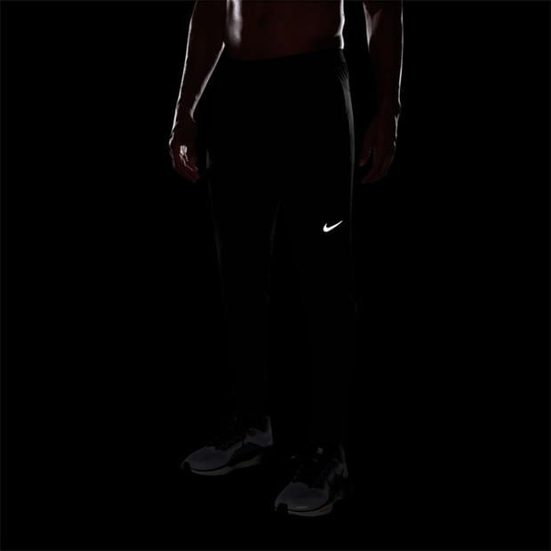 Black/Rfl Silv - Nike - Men's Stride Knit Performance Tracksuit Bottoms
