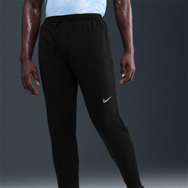 Black/Rfl Silv - Nike - Men's Stride Knit Performance Tracksuit Bottoms