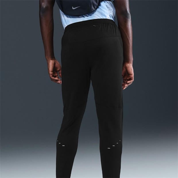 Black/Rfl Silv - Nike - Men's Stride Knit Performance Tracksuit Bottoms