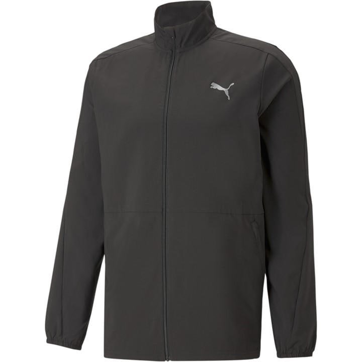 Puma Men' Black Run Favorite All Over Print Woven Performance Running Jacket in Size S, Sports Direct