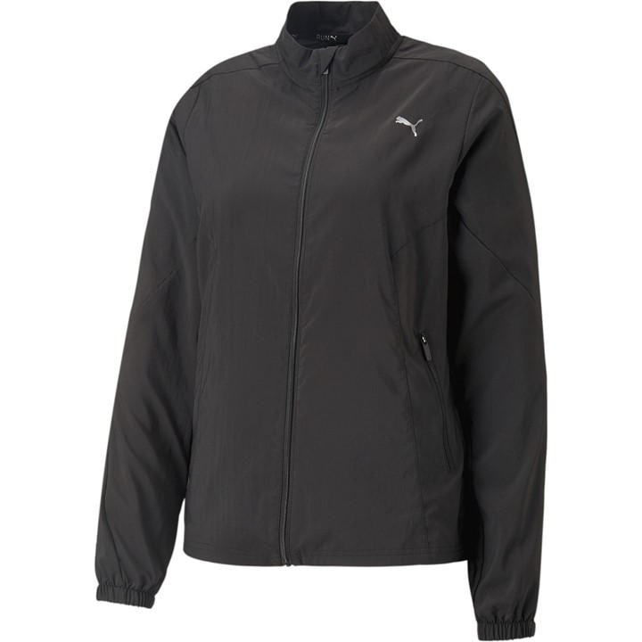 Puma Women's Black Woven Performance Running Jacket in Size 10, Sports Direct