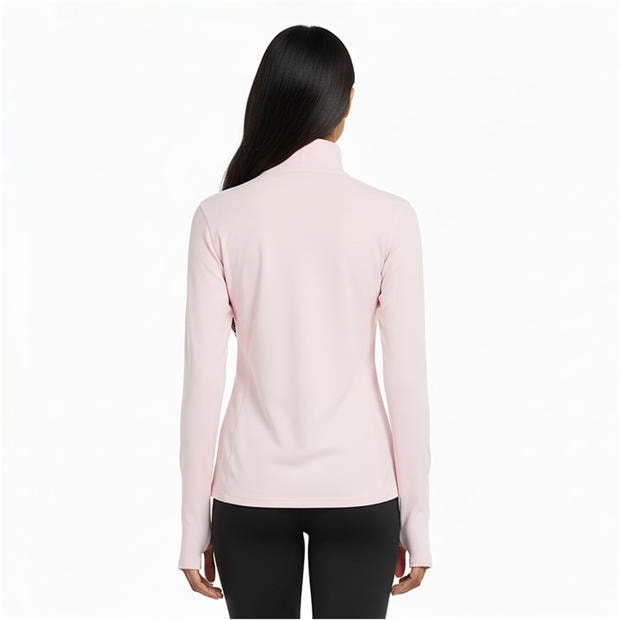 Pink Salt - New Balance - Womens Running Space Dye Quarter Zip
