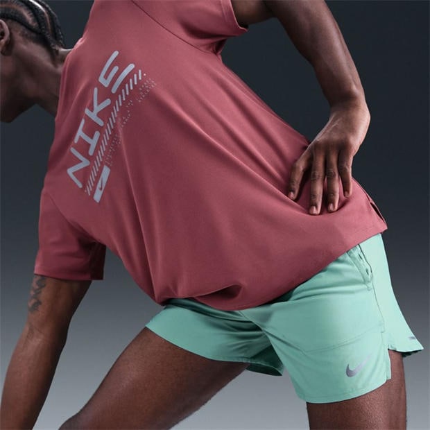 Cannon/Black - Nike - Stride 5in Performance Shorts Mens