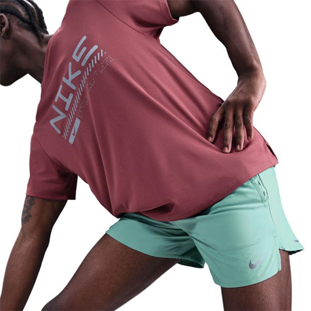 Cannon/Black - Nike - Stride 5in Performance Shorts Mens