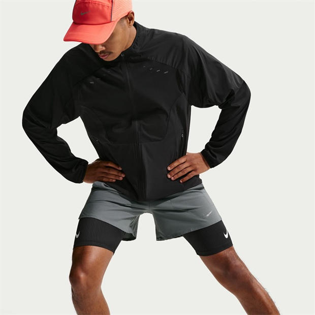 Smoke Grey - Nike - Stride 5in Performance Shorts Mens