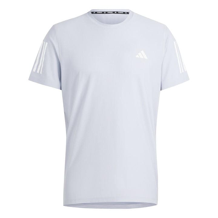 Adidas Men' Grey Own The Run T-Shirt in Size S, Sports Direct