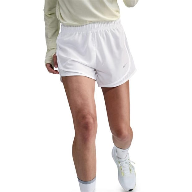 White - Nike - Tempo Women's Dri-FIT Mid-Rise Brief-Lined Running Shorts