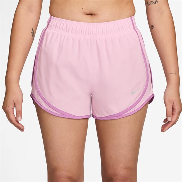 Pink Foam - Nike - Tempo Women's Dri-FIT Mid-Rise Brief-Lined Running Shorts
