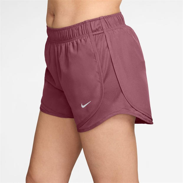 Pink Smoke - Nike - Tempo Women's Dri-FIT Mid-Rise Brief-Lined Running Shorts