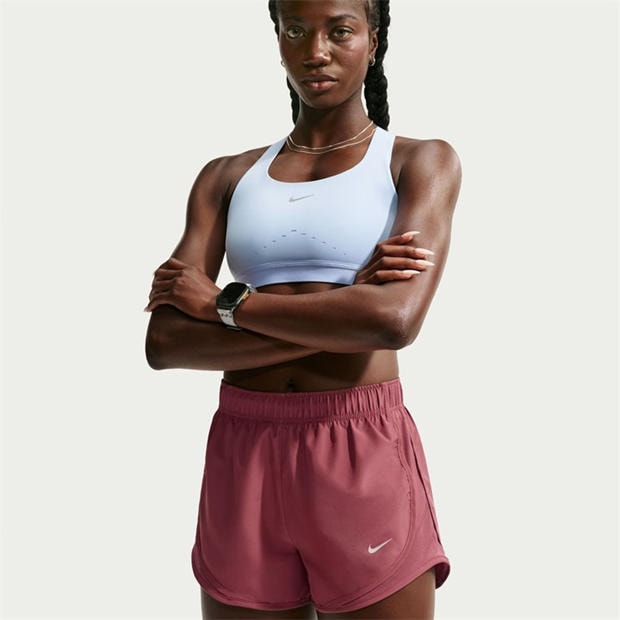Pink Smoke - Nike - Tempo Women's Dri-FIT Mid-Rise Brief-Lined Running Shorts