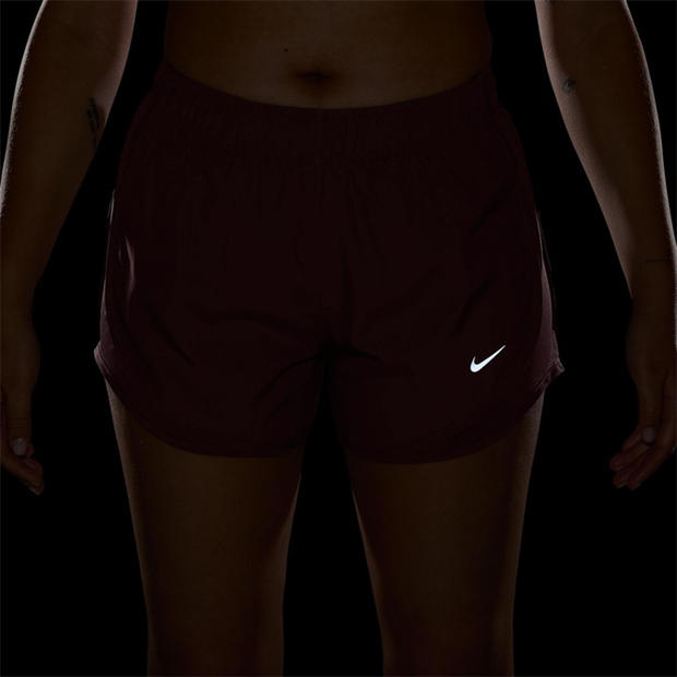 Pink Smoke - Nike - Tempo Women's Dri-FIT Mid-Rise Brief-Lined Running Shorts