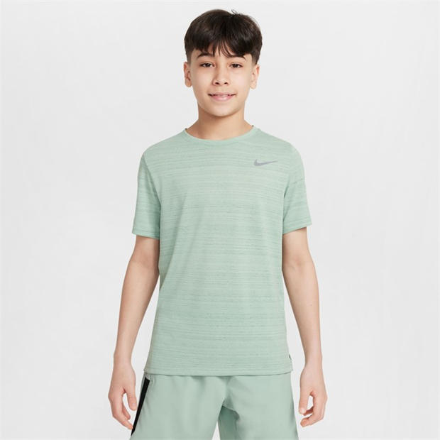 Verde - Nike - Dri-FIT Miler Big Kids' (Boys') Training Top