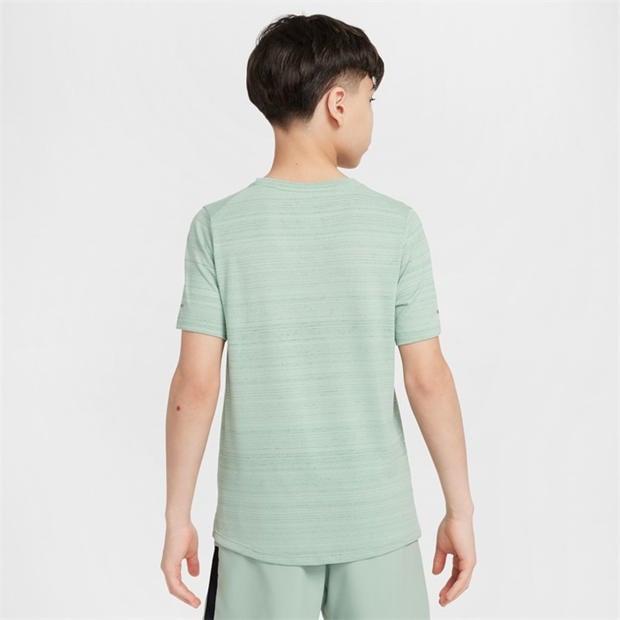 Verde - Nike - Dri-FIT Miler Big Kids' (Boys') Training Top