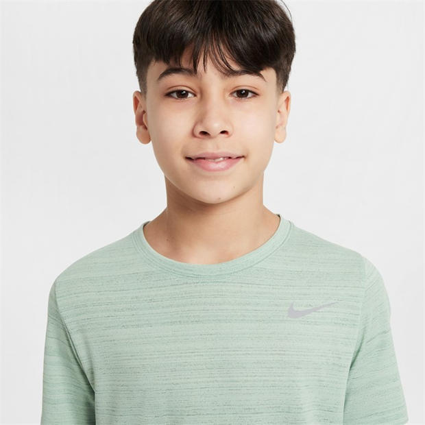 Verde - Nike - Dri-FIT Miler Big Kids' (Boys') Training Top