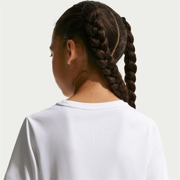 White - Nike - Dri-FIT Miler Big Kids' (Boys') Training Top
