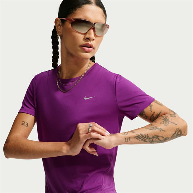 Bold Berry - Nike - Tempo Women's Dri-FIT Short-Sleeve Running Top