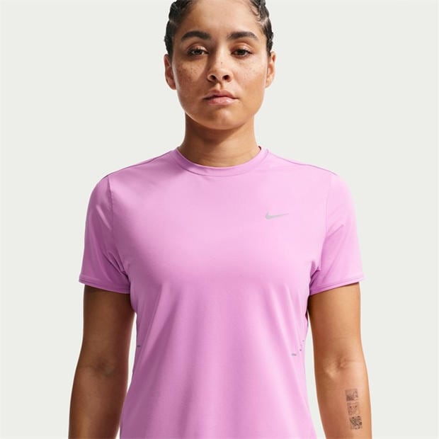 Magenta - Nike - Swift Women's Dri-FIT Short-Sleeve Running Top